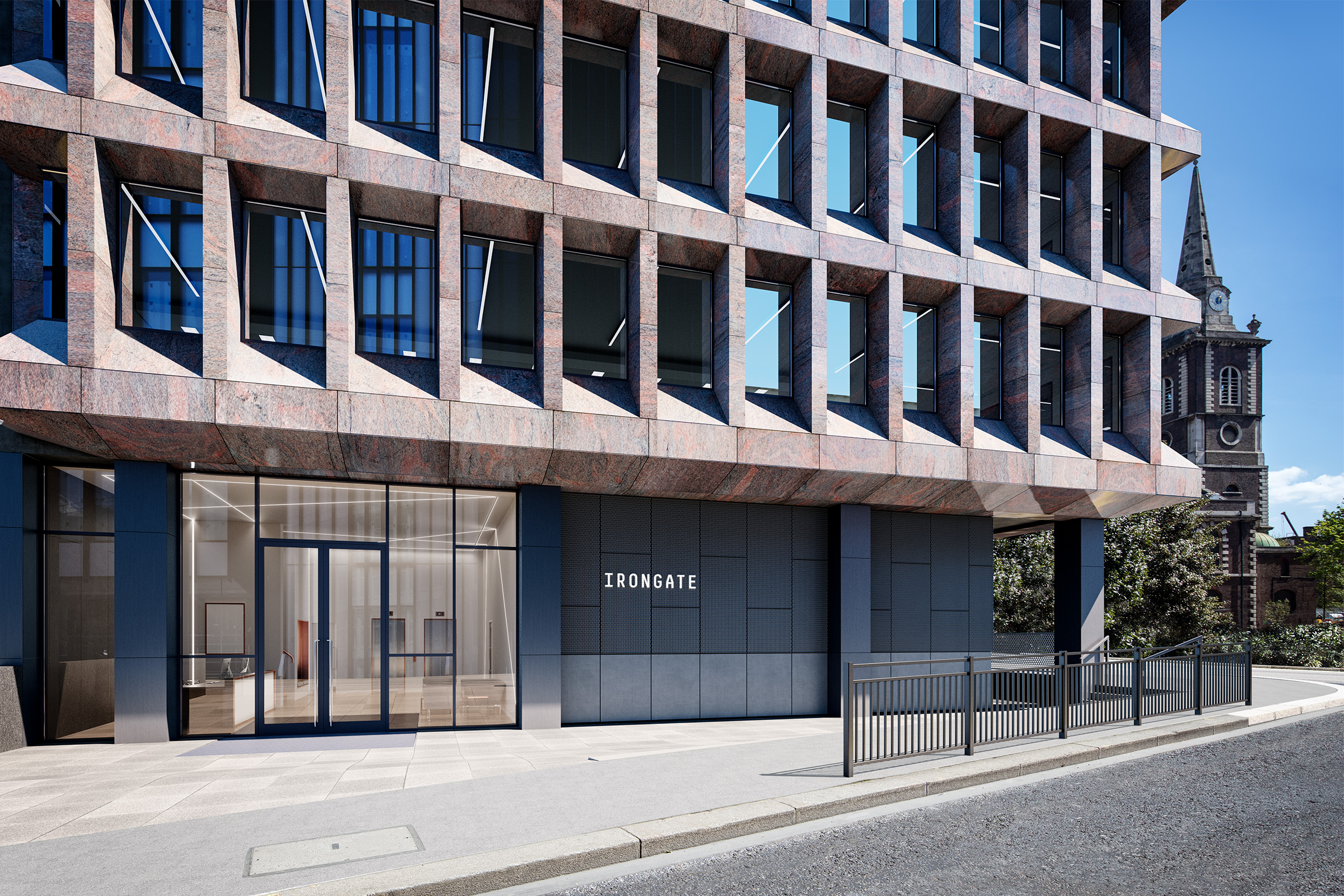 Irongate House, Reception Exterior