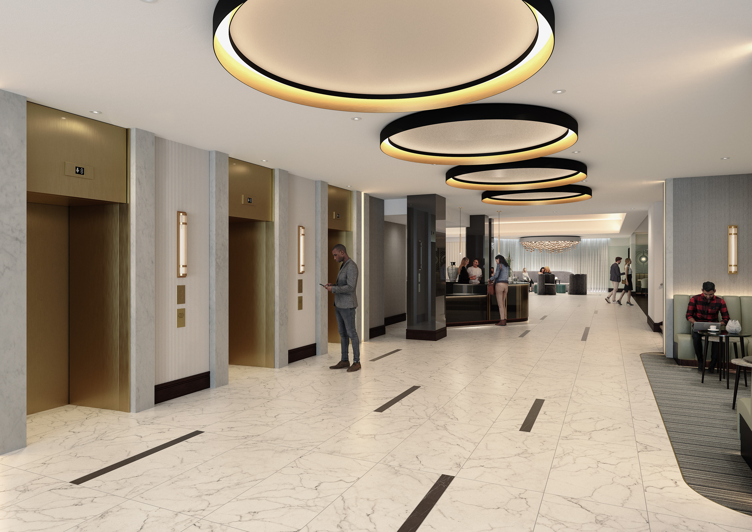 Strand Palace Hotel, Entrance Concourse