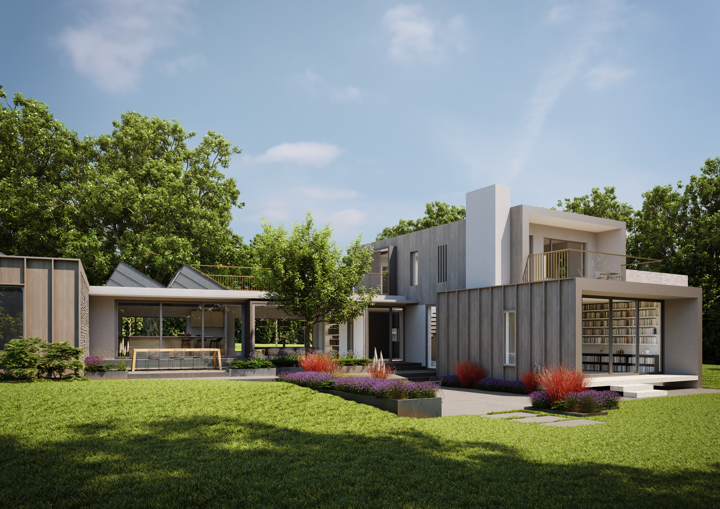 Ewhurst Green, Rear