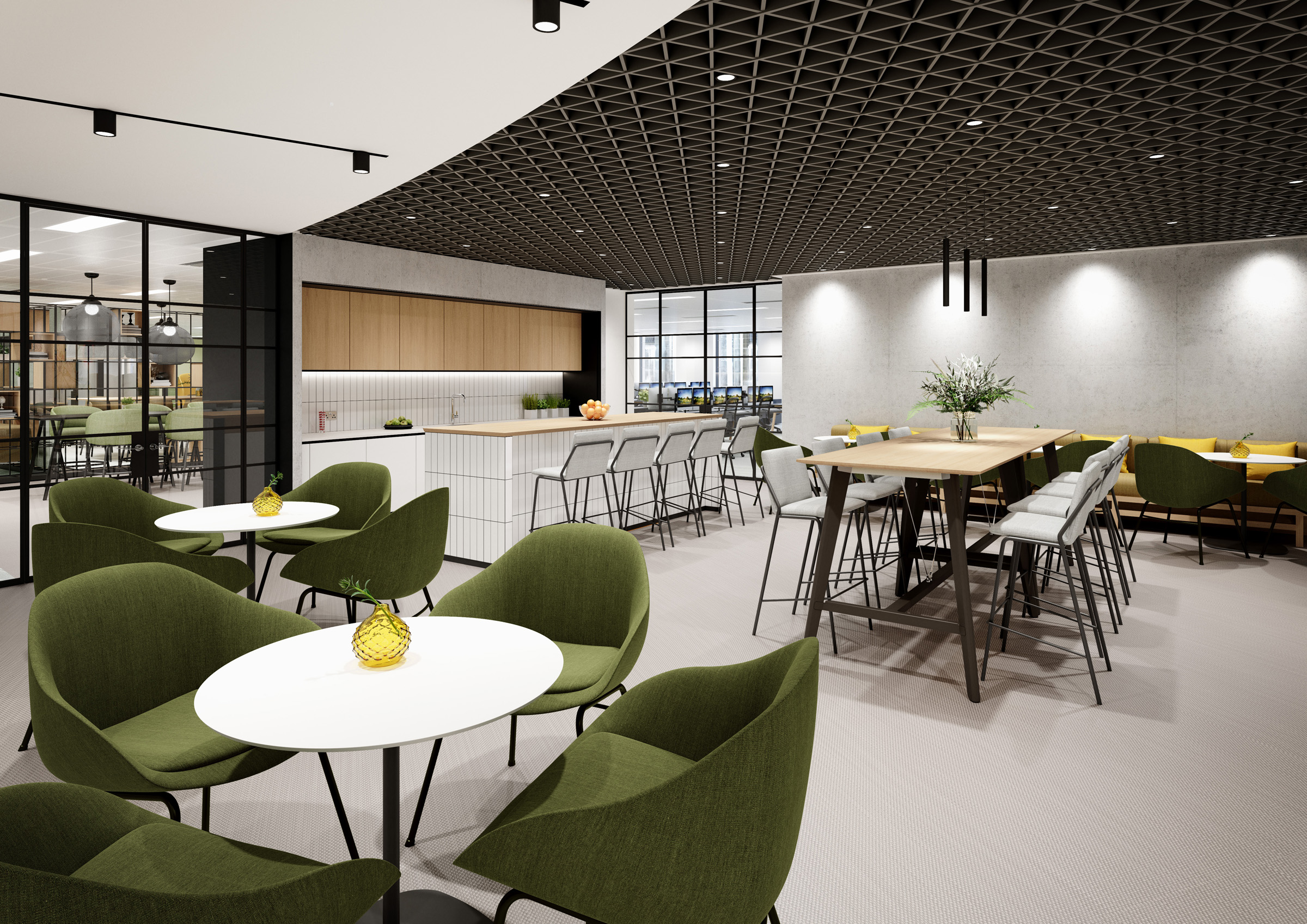 100 Wood Street, Fourth Floor Breakout (Option 1)