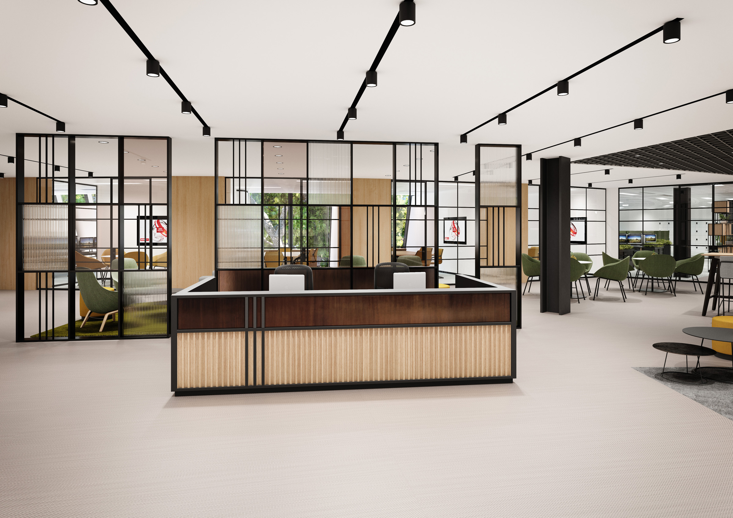 100 Wood Street, Fourth Floor Reception (Option 1)