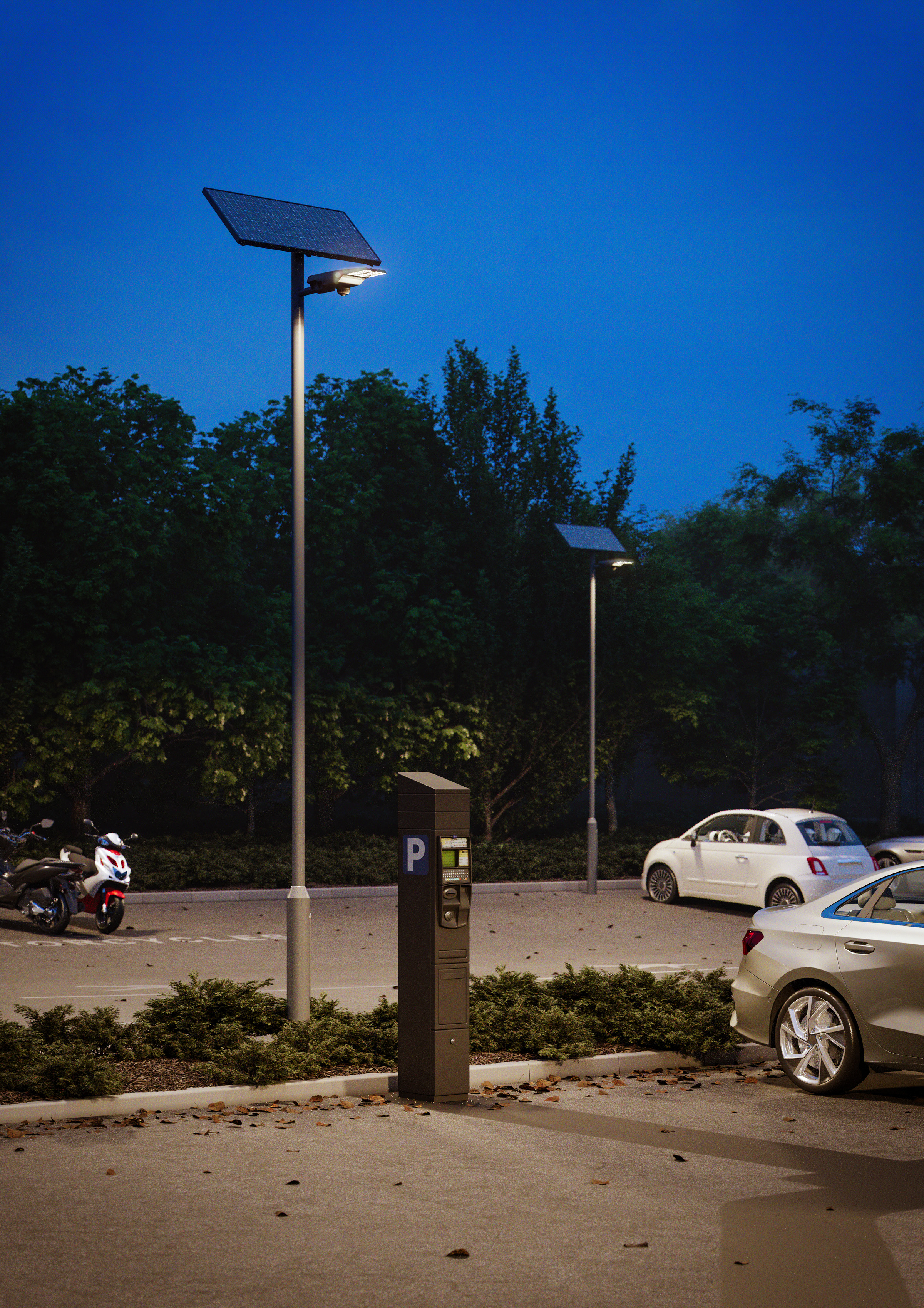 Solar Panel Kirium One, Carpark