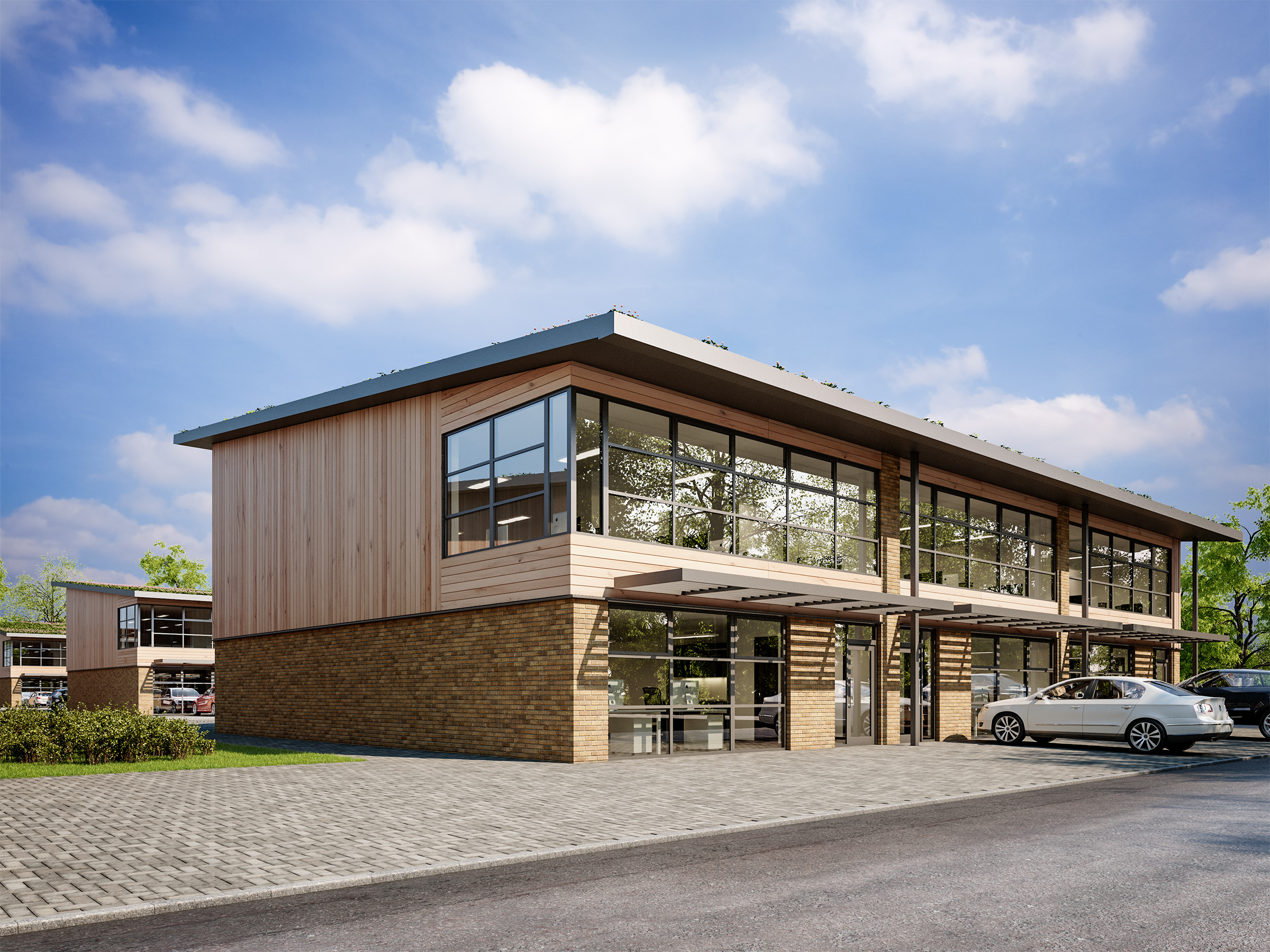 Riduna Park, Front View